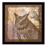 Owl 2 Black Framed Print Wall Art - Homeroots - Flyclothing LLC