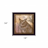 Owl 2 Black Framed Print Wall Art - Homeroots - Flyclothing LLC