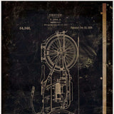 Motor Bike Patent I 1 White Framed Print Wall Art - Homeroots - Flyclothing LLC
