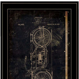 Motor Bike Patent I 2 Black Framed Print Wall Art - Homeroots - Flyclothing LLC