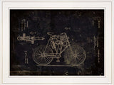 Motor Bike Patent I 3 White Framed Print Wall Art - Homeroots - Flyclothing LLC