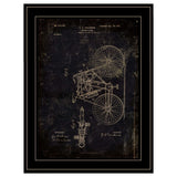 Motor Bike Patent Black Framed Print Wall Art - Homeroots - Flyclothing LLC