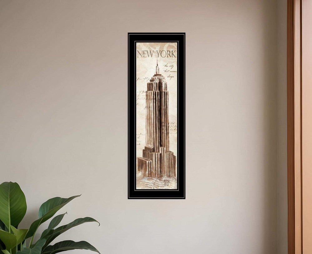 New York Panel 2 Black Framed Print Wall Art - Homeroots - Flyclothing LLC