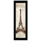 Paris Panel 2 Black Framed Print Wall Art - Homeroots - Flyclothing LLC