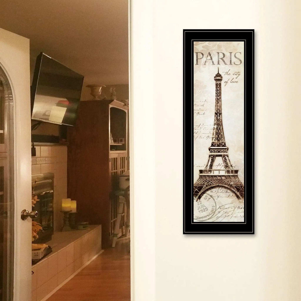 Paris Panel 2 Black Framed Print Wall Art - Homeroots - Flyclothing LLC