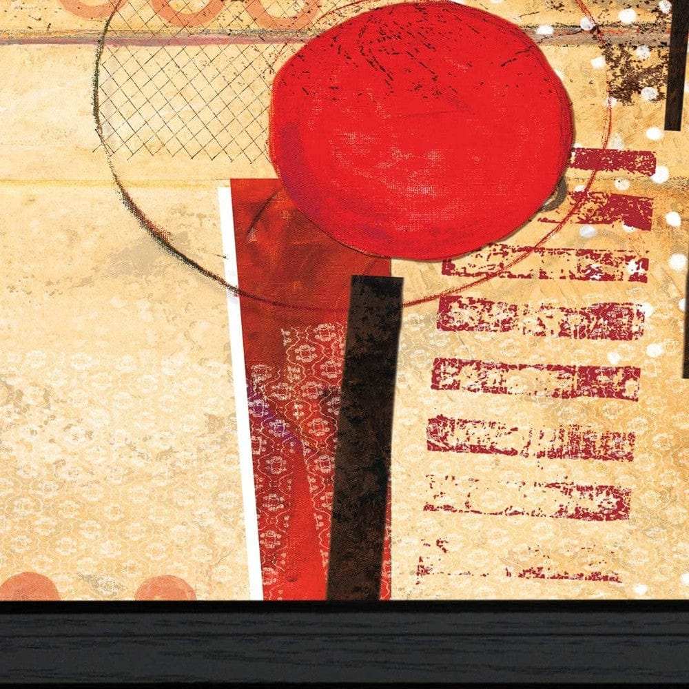 Circular Abstract 2 Black Framed Print Wall Art - Homeroots - Flyclothing LLC