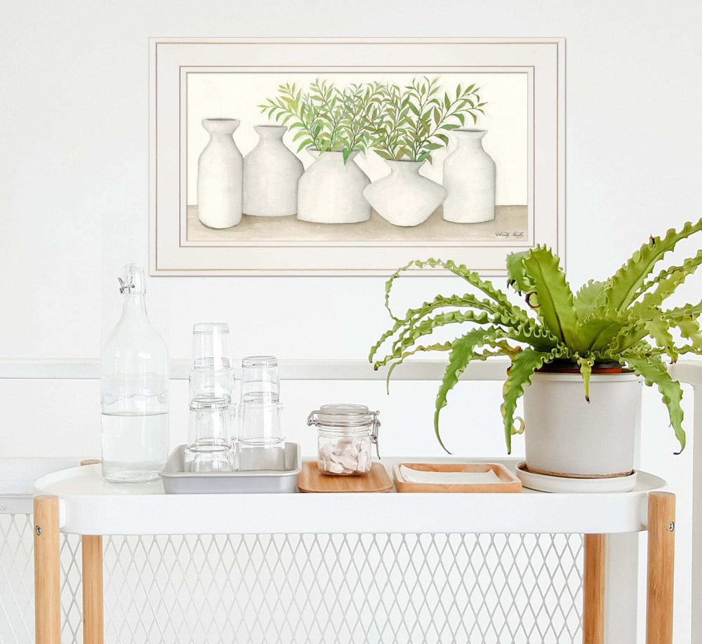 Simplicity in White II White Framed Print Wall Art - Homeroots - Flyclothing LLC