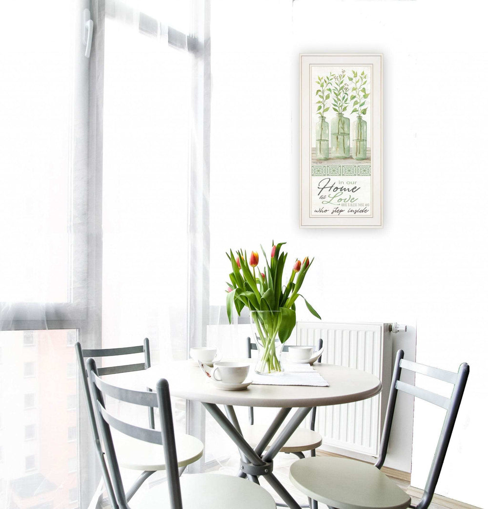 In Our Home 2 White Framed Print Wall Art - Homeroots - Flyclothing LLC