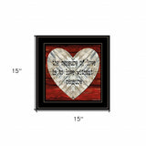 Measure of Love 2 Black Framed Print Wall Art - Homeroots - Flyclothing LLC