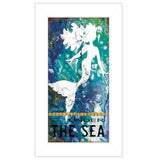 Under the Sea 1 White Framed Print Wall Art - Homeroots - Flyclothing LLC
