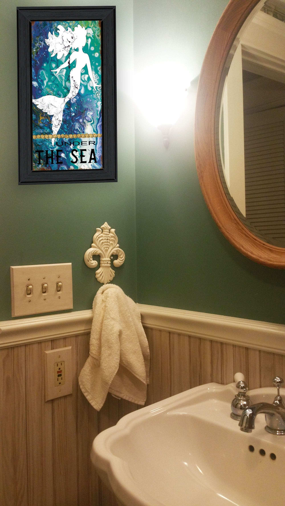 Under the Sea 2 Black Framed Print Wall Art - Homeroots - Flyclothing LLC