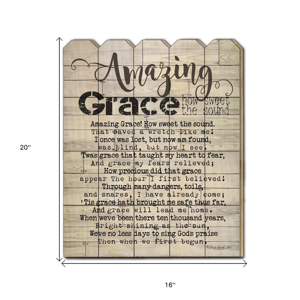 Amazing Grace 1 Unframed Print Wall Art - Homeroots - Flyclothing LLC