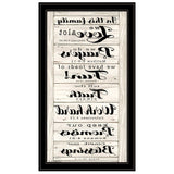 In this Family 2 Black Framed Print Wall Art - Homeroots - Flyclothing LLC