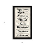 In this Family 2 Black Framed Print Wall Art - Homeroots - Flyclothing LLC