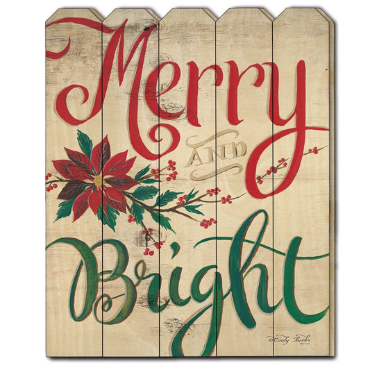 Merry and Bright Unframed Print Wall Art - Homeroots - Flyclothing LLC