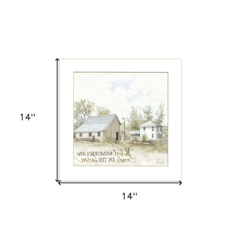 The Best Memories 2 White Framed Print Wall Art - Homeroots - Flyclothing LLC