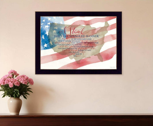 I Stand 1 Black Framed Print Wall Art - Homeroots - Flyclothing LLC