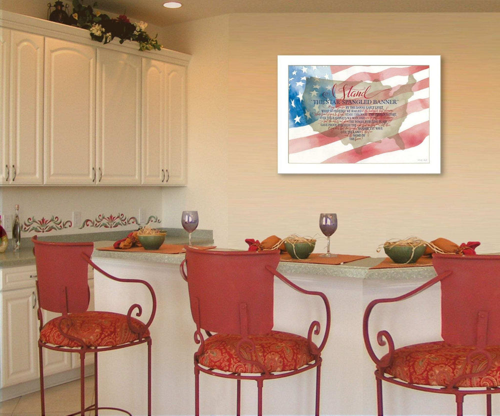 I Stand 2 White Framed Print Wall Art - Homeroots - Flyclothing LLC