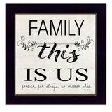 Family This is Us 1 Black Framed Print Wall Art - Homeroots - Flyclothing LLC
