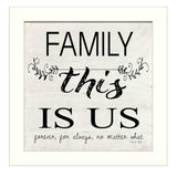 Family This is Us 2 White Framed Print Wall Art - Homeroots - Flyclothing LLC