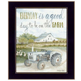 Good Day Antique Ford Tractor Black Framed Print Wall Art - Homeroots - Flyclothing LLC