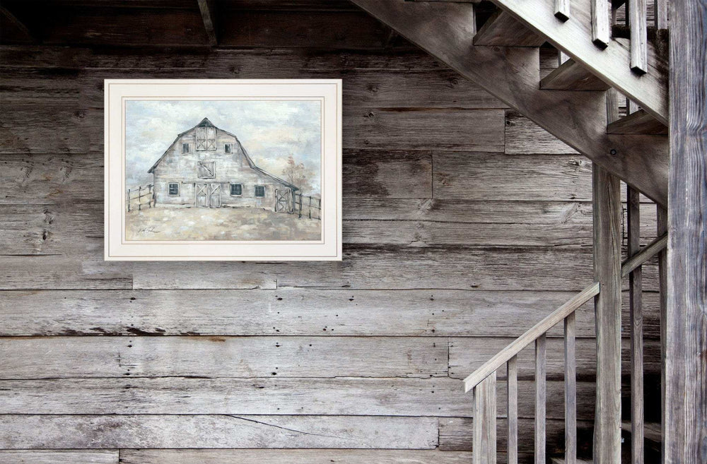 Rustic Beauty 1 White Framed Print Wall Art - Homeroots - Flyclothing LLC