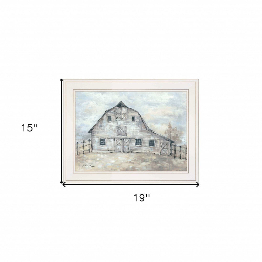 Rustic Beauty 1 White Framed Print Wall Art - Homeroots - Flyclothing LLC