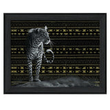 Patterned Leopard Black Framed Print Wall Art - Homeroots - Flyclothing LLC