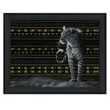 Patterned Leopard Black Framed Print Wall Art - Homeroots - Flyclothing LLC