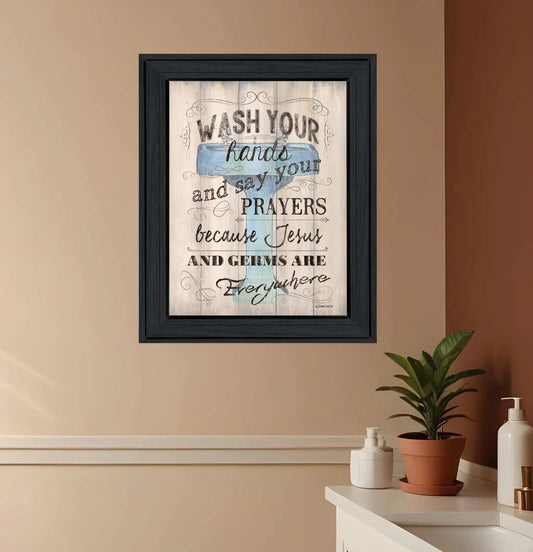 Bathroom Humor 2 Black Framed Print Bathroom Wall Art - Homeroots - Flyclothing LLC