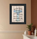 Bathroom Humor 2 Black Framed Print Bathroom Wall Art - Homeroots - Flyclothing LLC