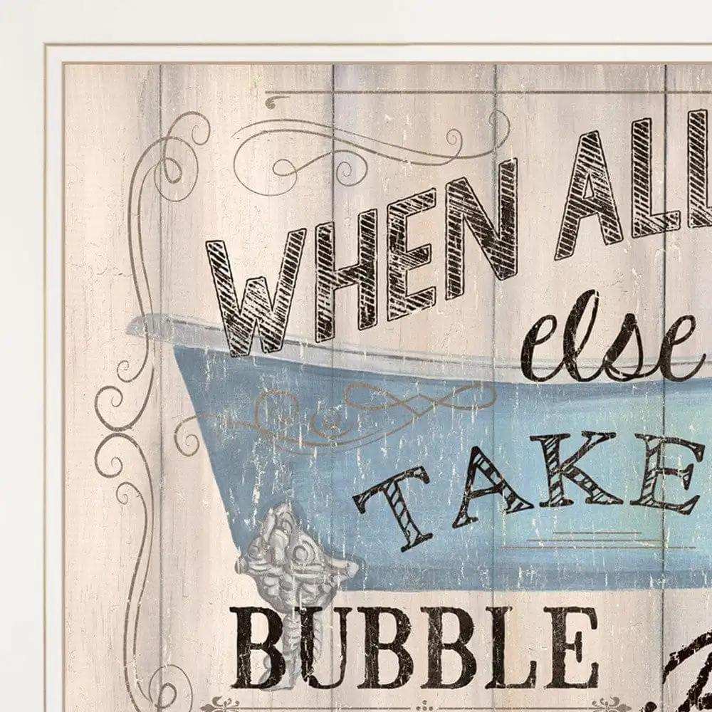 Bathroom Humor 3 White Framed Print Bathroom Wall Art - Homeroots - Flyclothing LLC