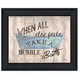 Bathroom Humor 4 Black Framed Print Bathroom Wall Art - Homeroots - Flyclothing LLC