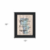 Bathroom Humor 6 Black Framed Print Bathroom Wall Art - Homeroots - Flyclothing LLC