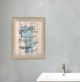 If You Sprinkle Brown Framed Print Wall Art - Homeroots - Flyclothing LLC