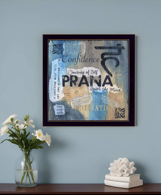 Yoga Series Prana Black Framed Print Wall Art - Homeroots - Flyclothing LLC