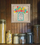 What I Love Most 1 Brown Framed Print Wall Art - Homeroots - Flyclothing LLC