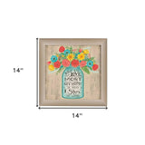 What I Love Most 1 Brown Framed Print Wall Art - Homeroots - Flyclothing LLC