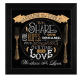 Around this Table Black Framed Print Wall Art - Homeroots - Flyclothing LLC