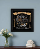 Around this Table Black Framed Print Wall Art - Homeroots - Flyclothing LLC