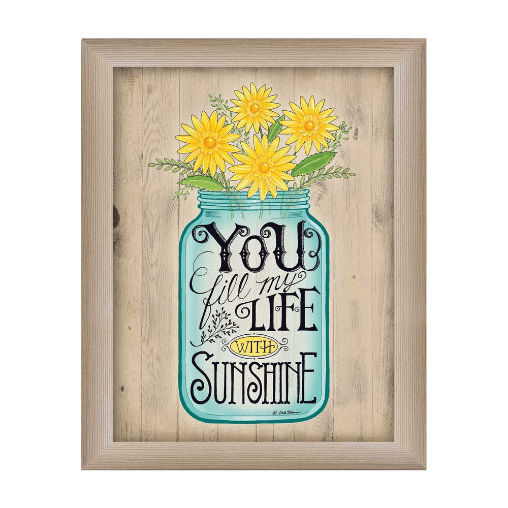 Sunshine 3 Brown Framed Print Wall Art - Homeroots - Flyclothing LLC