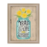Sunshine 3 Brown Framed Print Wall Art - Homeroots - Flyclothing LLC