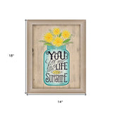 Sunshine 3 Brown Framed Print Wall Art - Homeroots - Flyclothing LLC