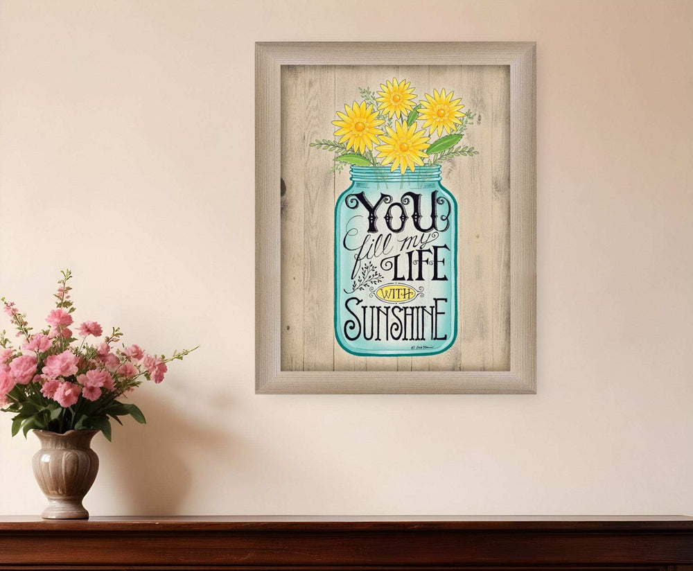 Sunshine 3 Brown Framed Print Wall Art - Homeroots - Flyclothing LLC