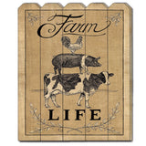 Farm Life Unframed Print Wall Art - Homeroots - Flyclothing LLC