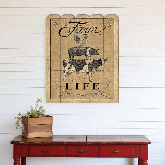Farm Life Unframed Print Wall Art - Homeroots - Flyclothing LLC