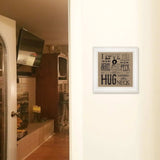 Hugs Around the Neck 1 White Framed Print Wall Art - Homeroots - Flyclothing LLC