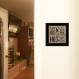 Hugs Around the Neck 2 Black Framed Print Wall Art - Homeroots - Flyclothing LLC