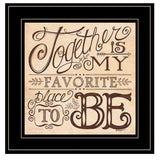 Together 3 Black Framed Print Wall Art - Homeroots - Flyclothing LLC