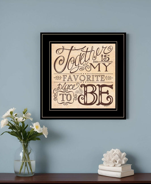 Together 3 Black Framed Print Wall Art - Homeroots - Flyclothing LLC
